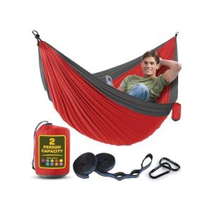 Hamac Ultra-léger Camping, 450lb Capacité de Charge avec Mousquetons et