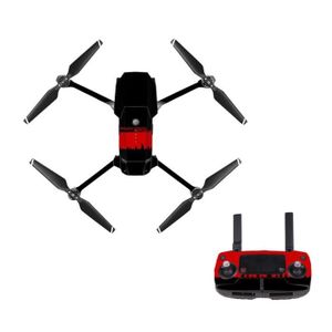 DRONE Style 4-Autocollant Style Rouge Et Noir Pour Drone