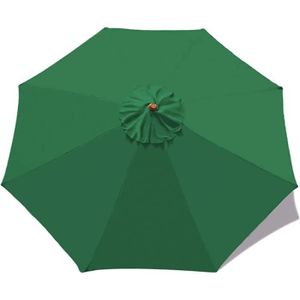 TOILE DE PARASOL Toile de rechange pour parasol - ANNEFLY - 3M - Vert encre - Étanche et anti-UV