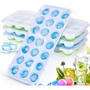 Bac À Glacon, Grilles De Glaçons Avec Couvercle Moule A Glacon Silicone