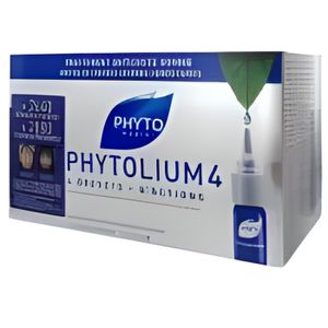ANTI-CHUTE CHEVEUX Phyto Phytolium 4 Traitement Anti-Chute Stimulateur Croissance Homme 12 x 3.5ml