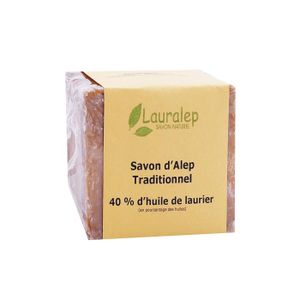 Savon D'Alep Bio Rare 40% De Laurier - Savon Lauralep Pour Bain Et Douche, Hygiène Naturelle