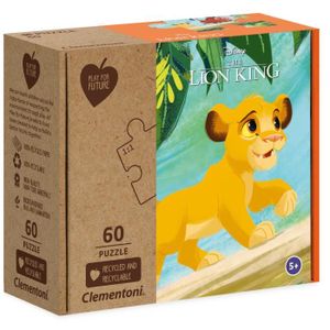 PUZZLE Puzzle Le Roi Lion junior en carton 60 pièces - Di