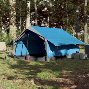 TENTE DE CAMPING OLL Tente de camping 2 personnes bleu 193x122x96 cm taffetas 185T A94360 10697