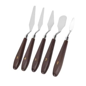 5pcs/Set spatule palette couteau peinture mélange grattoir outSN 