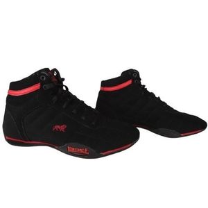 BASKET Baskets - LONSDALE - Camden Mid - Noir - Rouge - H