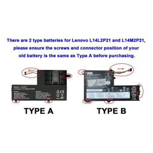 Batterie Visiodirect Compatible L16L2PB2 Pour Lenovo - 7.4V 4050mAh, Garantie 12 Mois