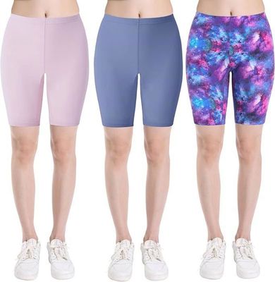 AIEOE Shorty Fille En Coton-Élasthanne - Legging Court Sous-Robe Protection Anti-Effraction - 4 Couleurs Pour Danse, Sport, Quotidien
