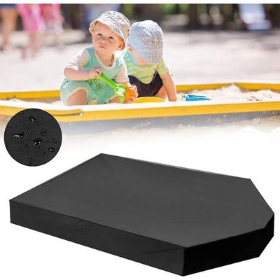 Housse De Protection Pour Bac à Sable Carré – Tissu Oxford Imperméable, Cordon De Serrage, Anti-UV, Étanche