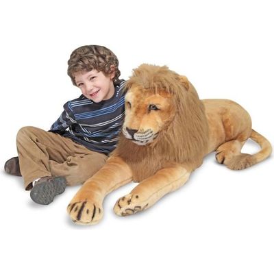 Melissa and doug lion plush outlet