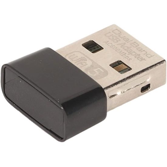 Adaptateur WiFi USB 600 Mbps Double Bande – 2.4 GHz 150 Mbps + 5 GHz 433 Mbps – WiFi AC Ultra Rapide Avec WPS, Compatible Windows, Mac & Linux