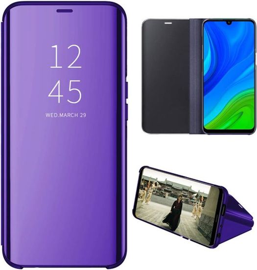 Coque étui Rabat Miroir Pour XIAOMI Redmi 9 - Protection Hybride, Clip - Neuf