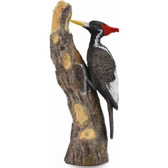 Figurine - Oiseau Pic à Bec - Collecta - Noir et blanc - Mixte - 3 ans et plus