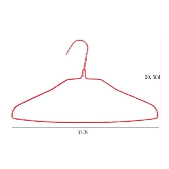 Ksikdeg Paquet De 10 Cintres En Plastique Pour Vêtements D