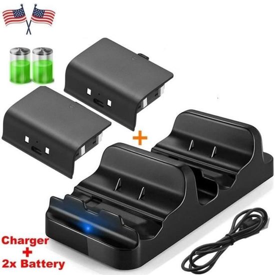 Station De Charge Sans Fil Pour Manettes Quest 3 - Avec 2 Batteries Rechargeables 900 MAh - Charge Rapide 20W - Indicateur LED - Blanc