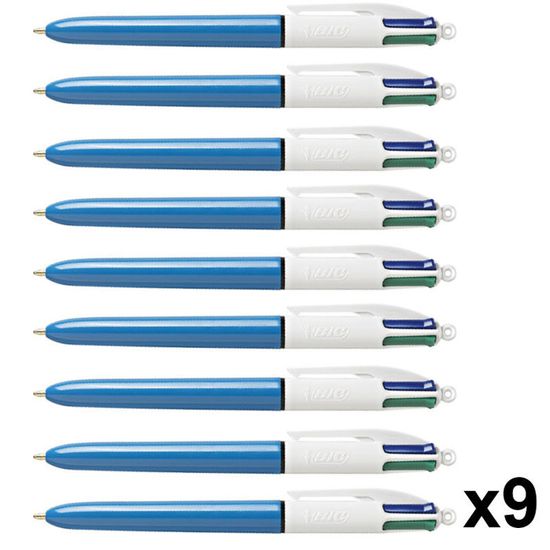 Pointe moyenne BIC Bleu Recharge pour stylo bille BIC 4 couleurs Pointe moyenne BIC Bleu Recharge pour stylo bille BIC 4 couleurs