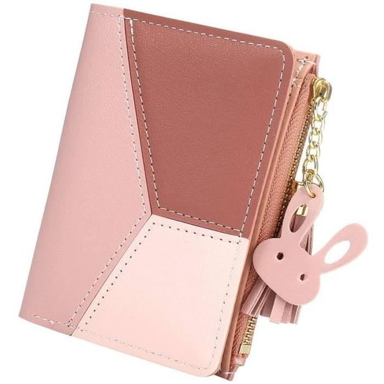 Telena Mini Portefeuilles à Fermeture Éclair pour Femme avec Dragonne Porte-Monnaie Porte-Clés Telena Mini Portefeuilles à Fermeture Éclair pour Femme avec Dragonne Porte-Monnaie Porte-Clés