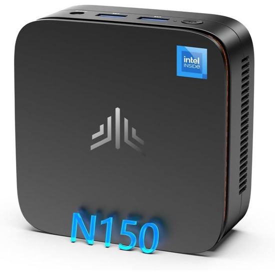 NIPOGI E1 Mini PC Intel Twin Lake N150 — 16 Go RAM, 512 Go SSD