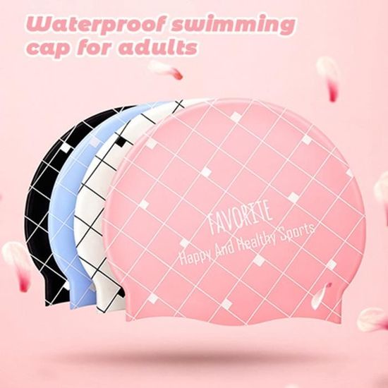 Bonnet de bain en silicone - taille unique - cheveux longs - rose pour les clubs et collectivités | Decathlon Pro