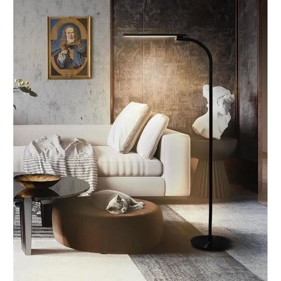 Rgbw Lampadaire Led, 18W Smart Wifi Lampadaire Sur Pied Salon Lampe D