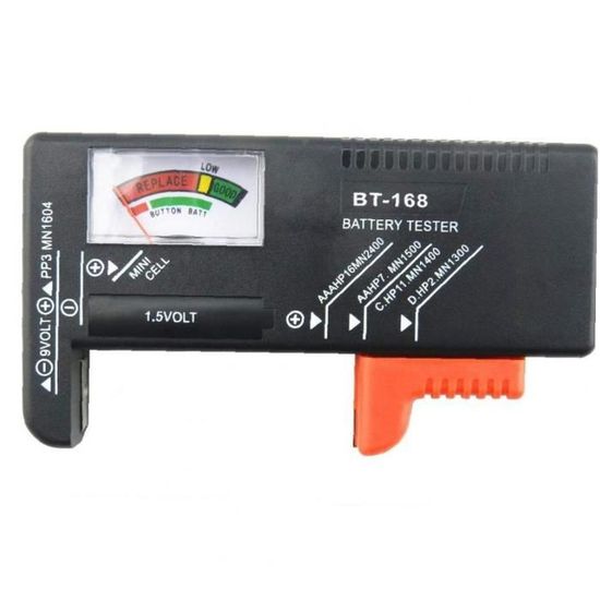 Testeur De Piles Numérique Greluma - Lot De 2 Pour AAA, AA, C, D, 9V, Piles Bouton