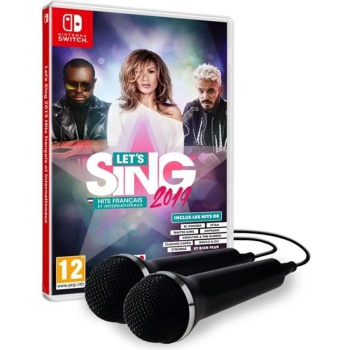 Koch Media Let'S Sing 2019 Hits Français Et Internationaux + 2 Micros Jeu Switch