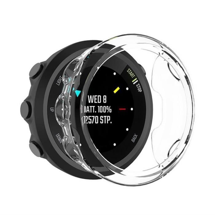 bracelet de montre vendu seul Coque de protection TPU Crystal Clear ultra-fine transparente pour Gar min Forerunner 45