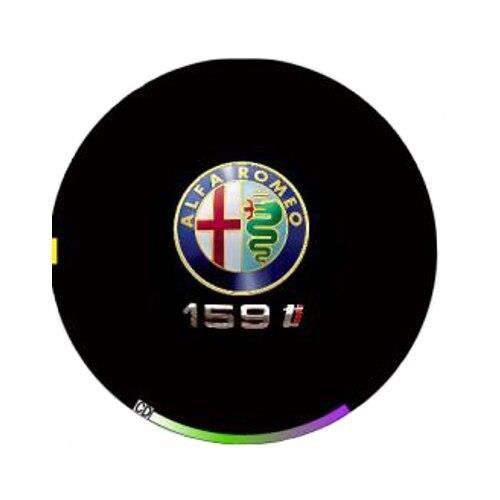 A4 -QCDIN – lumière de bienvenue pour voiture Alfa Romeo 159, 2 pièces, Logo de porte