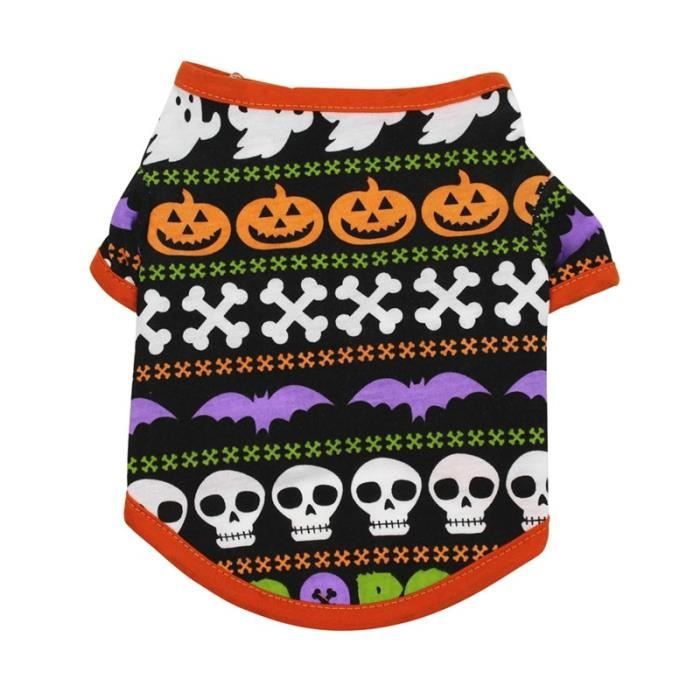 Manteau Blouson,Vêtements pour chiots chiens pour Halloween Gilet pour chat, vêtements pour petits chiens, vêtements - Type Black-S