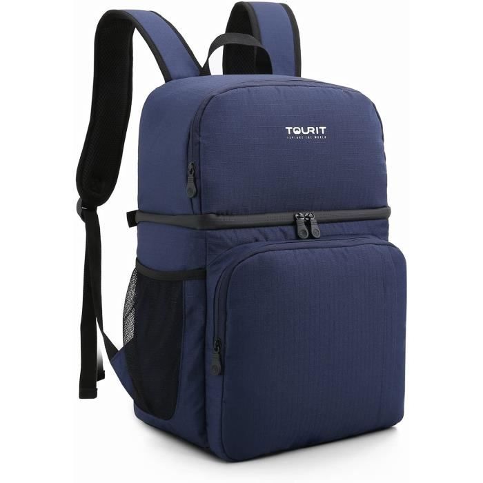 Barbecue et repas en extérieur TOURIT 28L Sac Isotherme Sac à Dos Glacière Double Couches pour Pique-Nique Camping Voyag 25895
