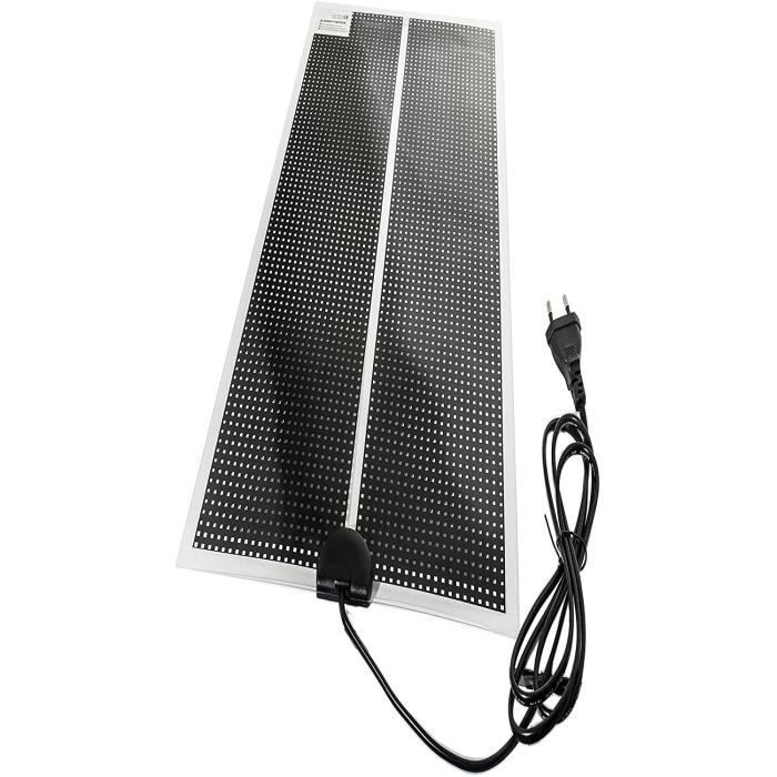 TropicShop Tapis chauffant ultra plat pour terrarium avec câble d'alimentation de 150 cm et pr UE 230 V 30 W 15 x 120 cm,386