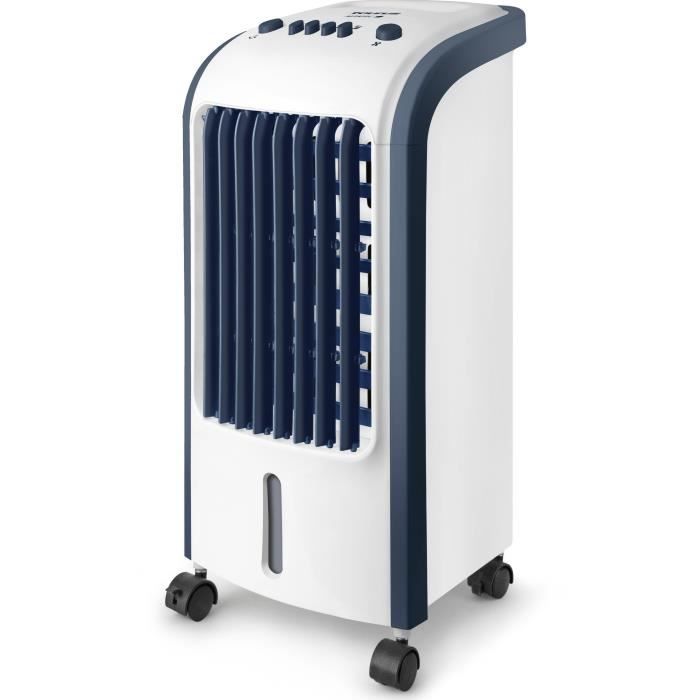 TAURUS ALPATEC Rafraîchisseur d'air - 80 W - 3 vitesses de ventilation - Blanc et bleu