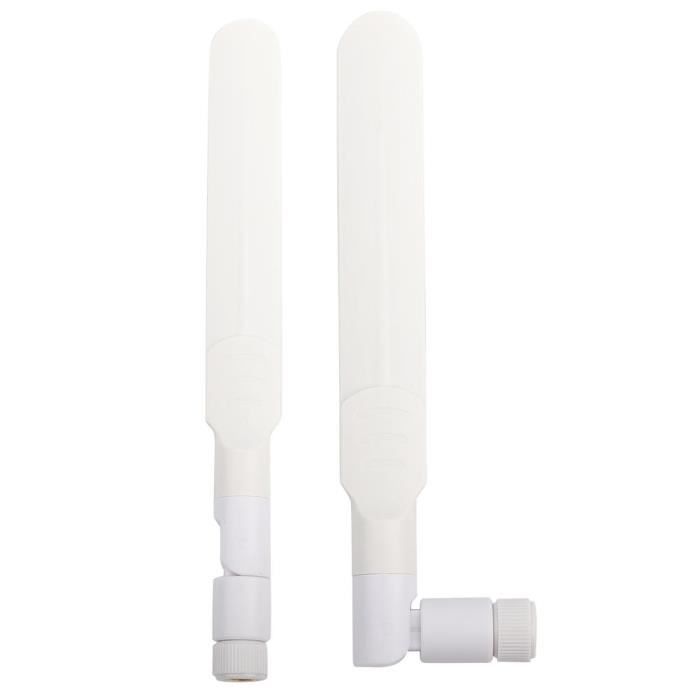 Garosa Antenne Bi-Bande 2.4G/5G/5.8G Antenne WiFi sans Fil Bi-Bande pour ASUS Antenne Routeur Omnidirectionnelle(Blanc)