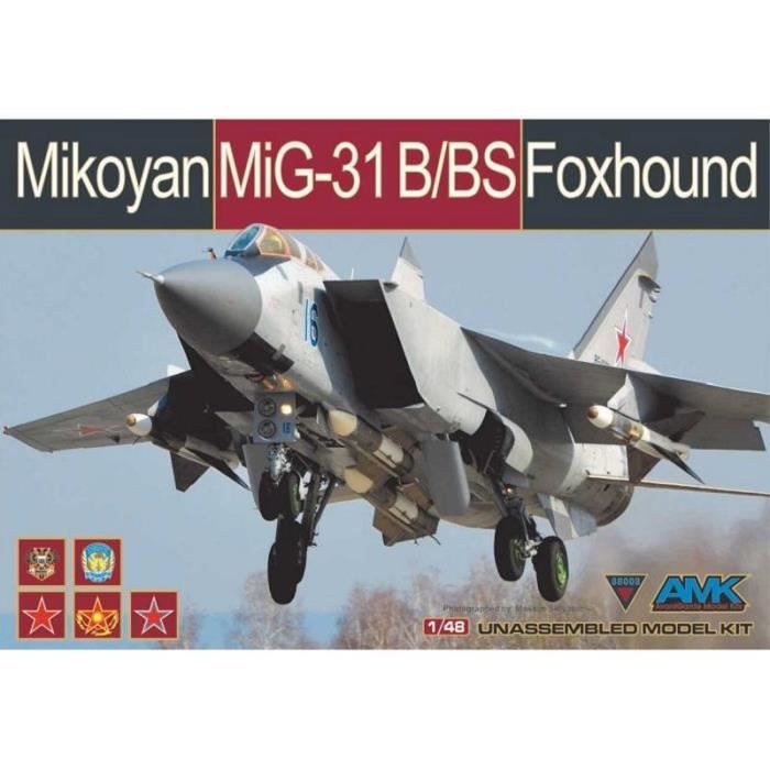 Maquette Avion Mikoyan Mig-31b/bs Foxhound - AMK Avantgarde Model Kits