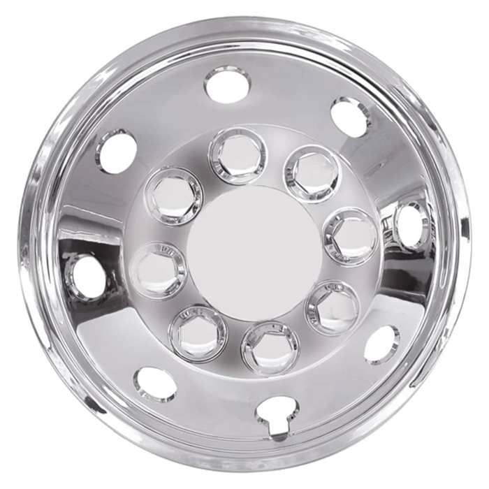 Carpoint 2210203 Jeu d'Enjoliveurs de Roues 16 Chrome Jantes Bombées, 4 pièces