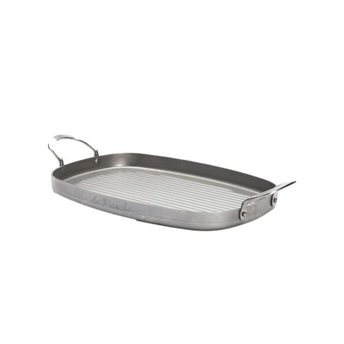 DE BUYER Plancha grill à anses inox mineral b - 38x26 cm