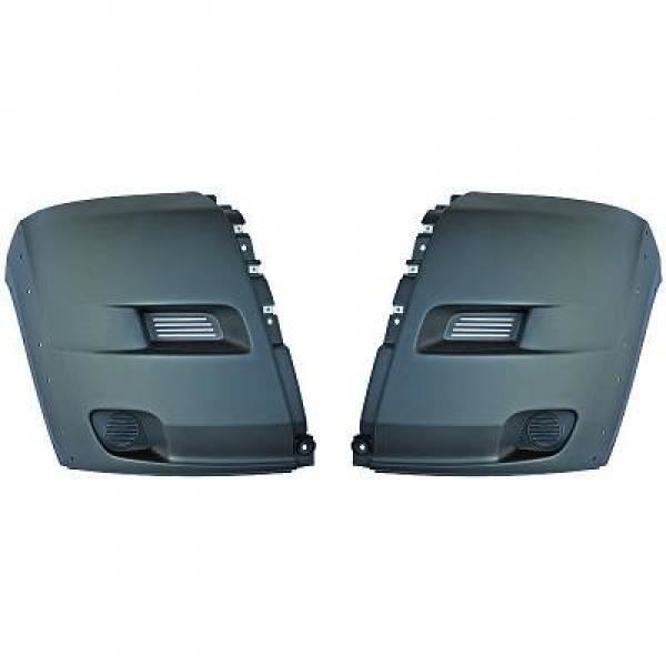 Pare-choc avant gauche gris Fiat Ducato 2006-2014