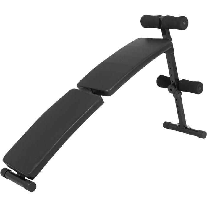 Banc de Musculation Pliable, noir