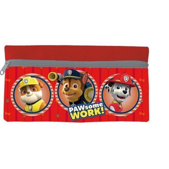 Trousse enfant La Pat Patrouille Disney toilette rouge PLATE GUIZMAX