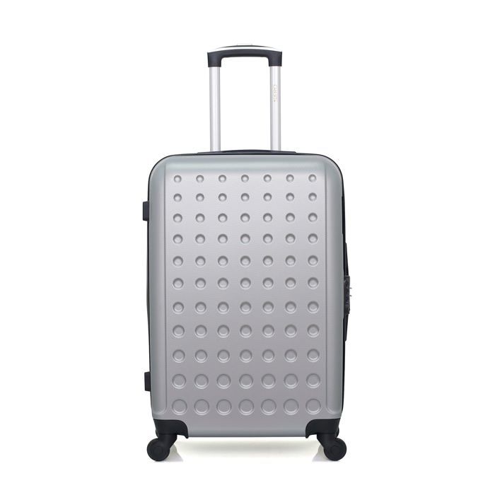 HERO – VALISE WEEK-END - ABS – 65cm – 4 roues – TAURUS – GRIS