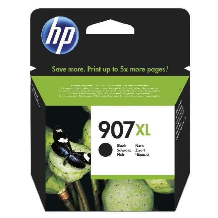 HP 907XL Cartouche d'encre noire grande capacité authentique (T6M19AE) pour HP OfficeJet Pro 6960/6970
