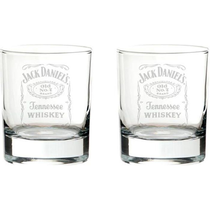 2 x lunettes de mixer bourbon Jack Daniel's