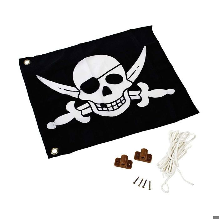 AXI Drapeau Avec Système De Levage System - Pirate
