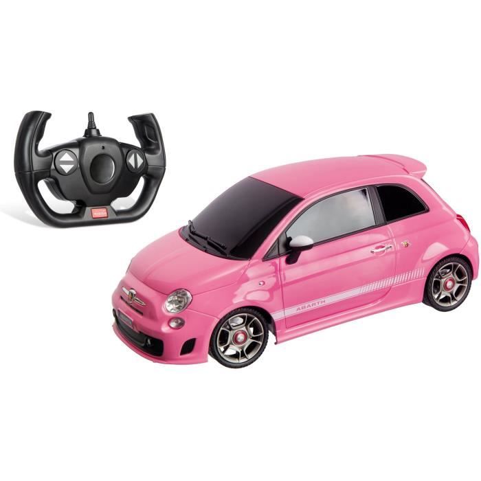 Mondo Motors - Voiture télécommandée Fiat 500 Abarth rose