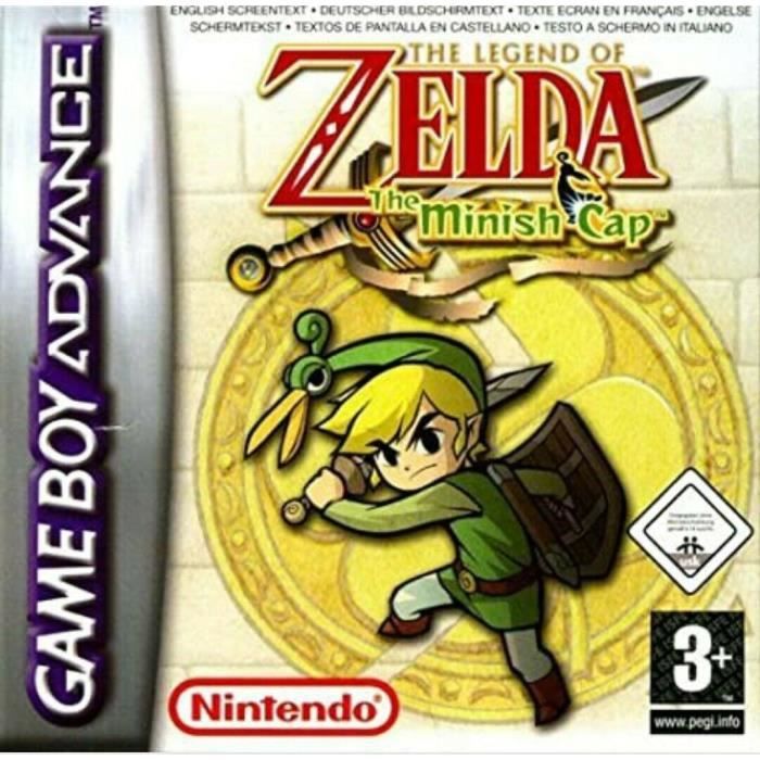 Zelda The Minish Cap - Nintendo Game boy Advance GBA ,SP , DS Lite