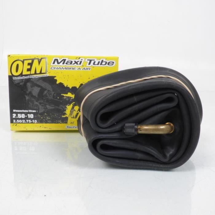Chambre à air OEM pour mobylette Motobecane 50 Mobyx 2.50 à 2.75-10 Neuf