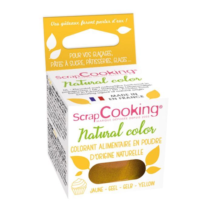 SCRAPCOOKING - Colorant alimentaire naturel jaune