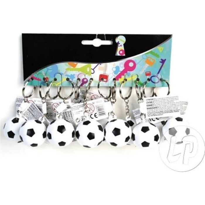 porte-clés ballon de foot en plastique dur