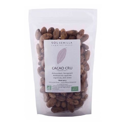 Fèves de cacao Criollo crues bio