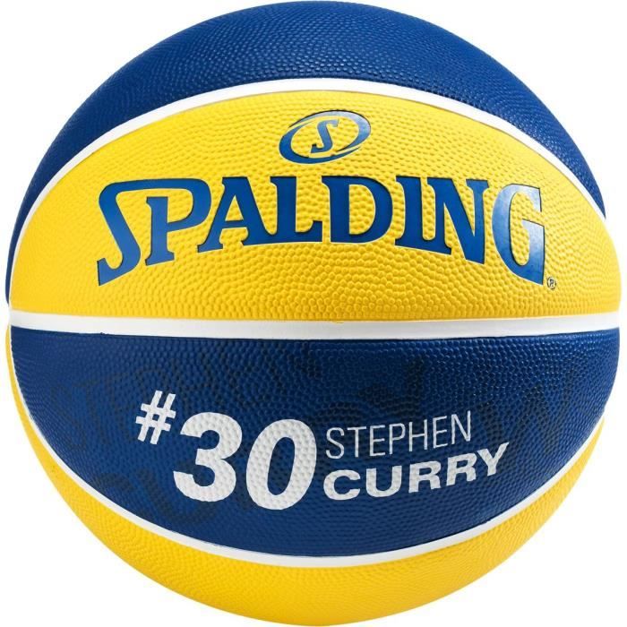 SPALDING - Ballon de basket NBA - Signature Stephen Curry - Golden State Warriors